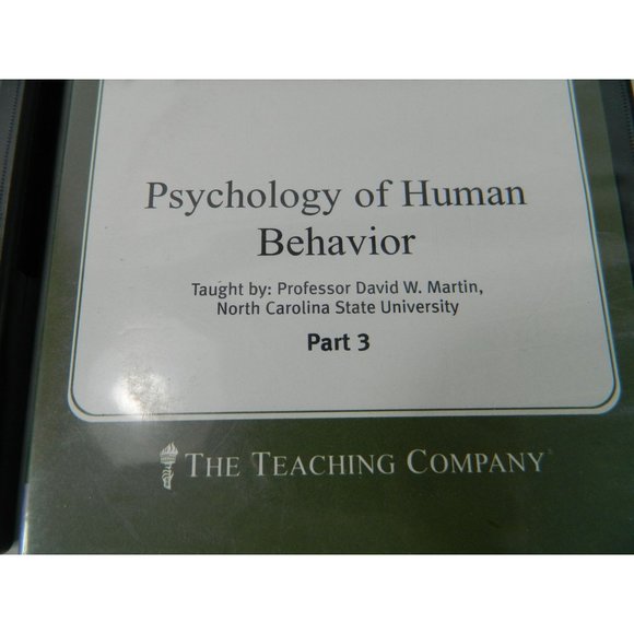 Psychology of Human Behavior Social Sciences The Great Courses 1-3 6 DVD 3 Books - Picture 6 of 16